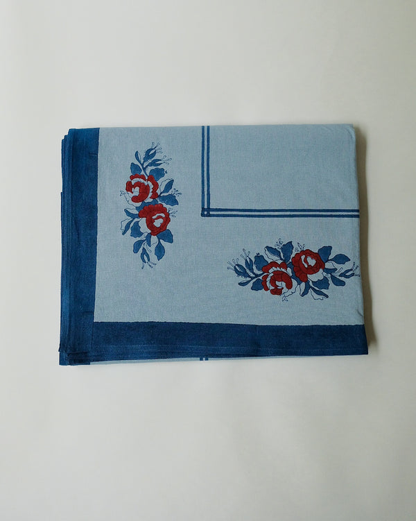Sarita - Hand Block-printed Cotton Table Cloth