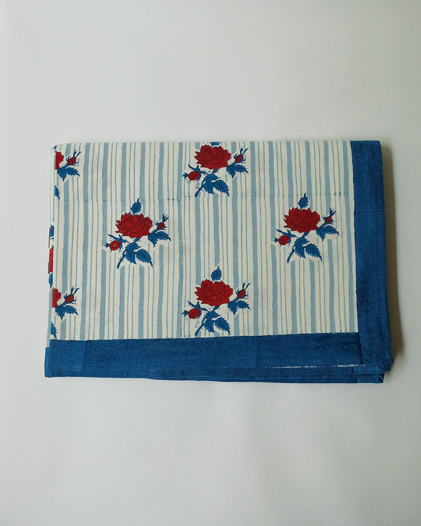 Supriya - Hand Block-printed Cotton Table Cloth