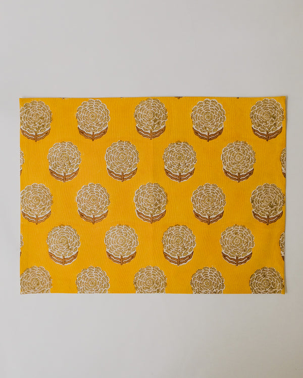Alisha - Block-printed Table Placemats - Set of 2