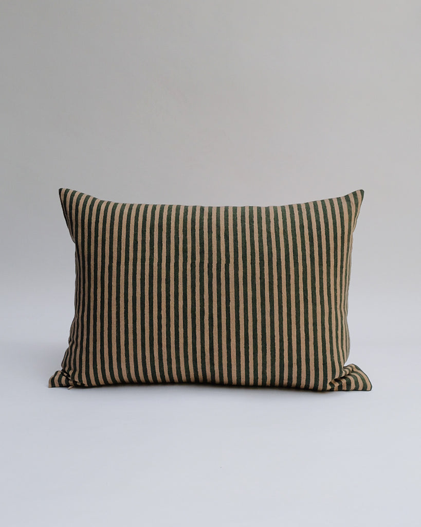 Pari - Hand Block-printed Linen Pillowcase