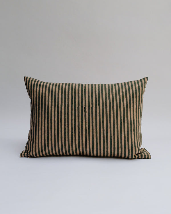 Pari - Hand Block-printed Linen Pillowcase