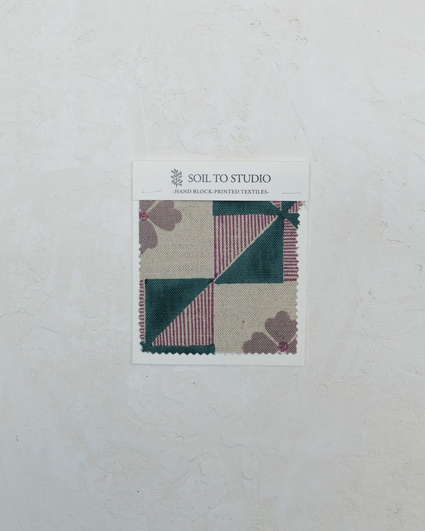 Parita (Forest) - Hand Block-printed Fabric - Heavy Weight