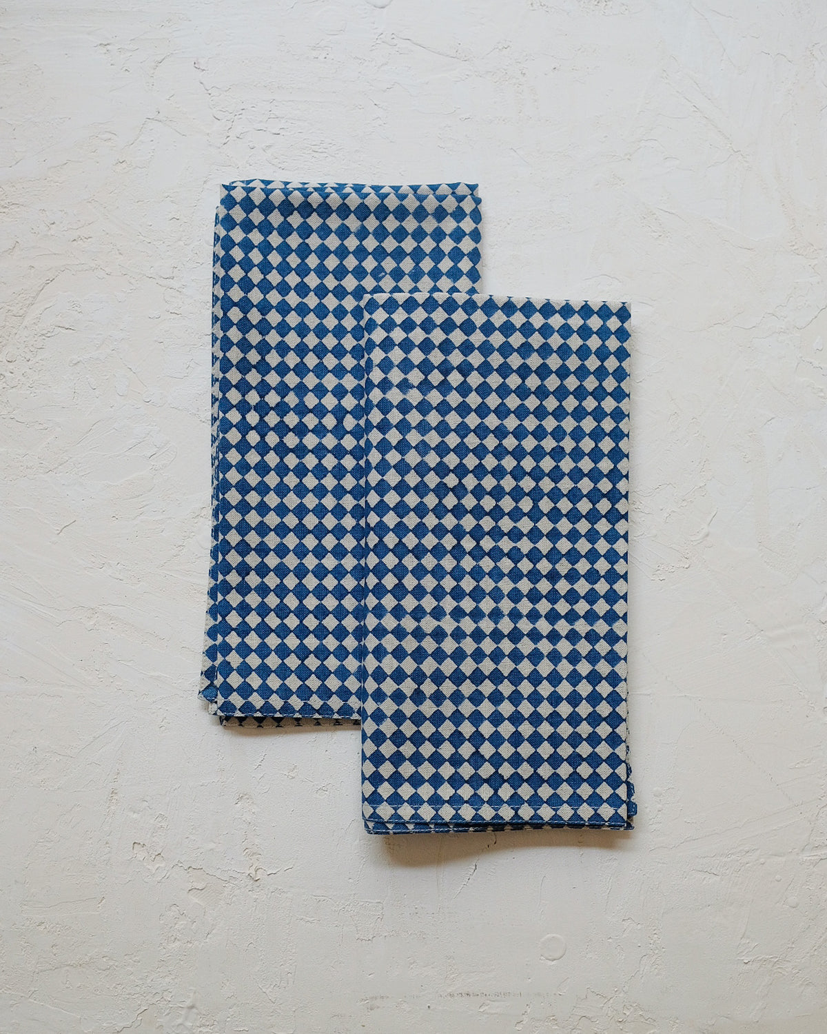 Rekha - Block-printed Table Napkins - Set of 4 (Indigo)