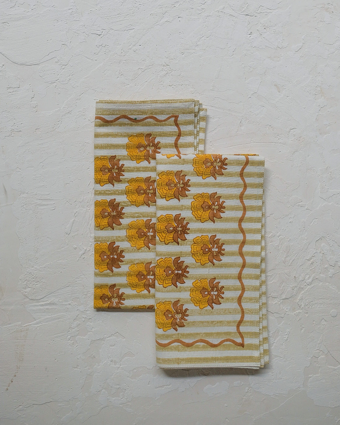 Veda - Block-printed Table Napkins - Set of 4