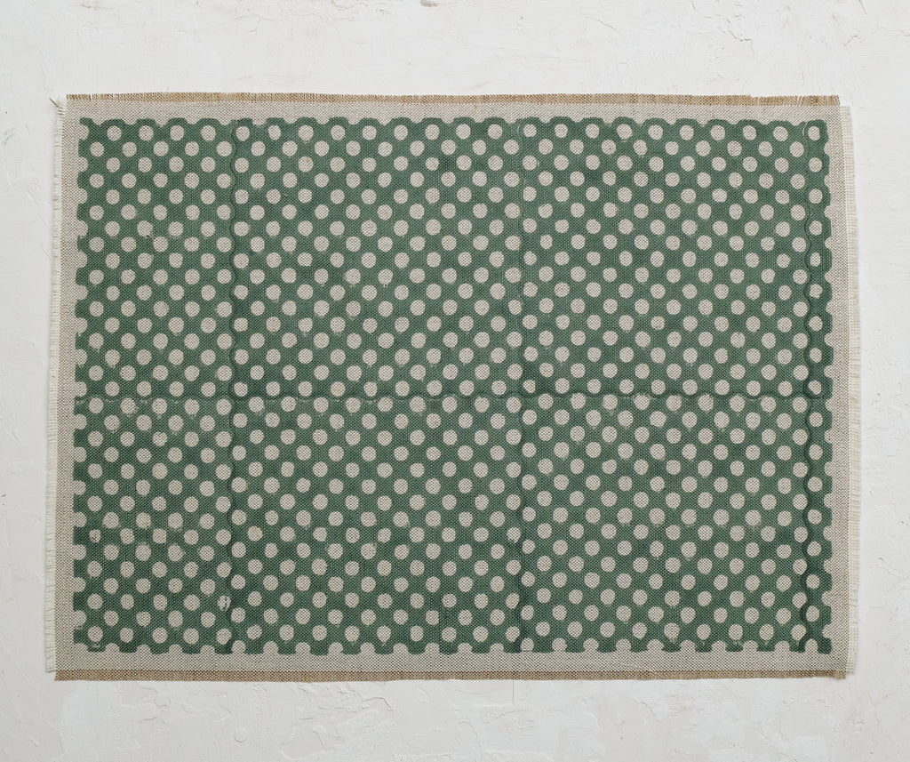 Syra - Hand Block-printed Linen Placemat - Set of 2 WP