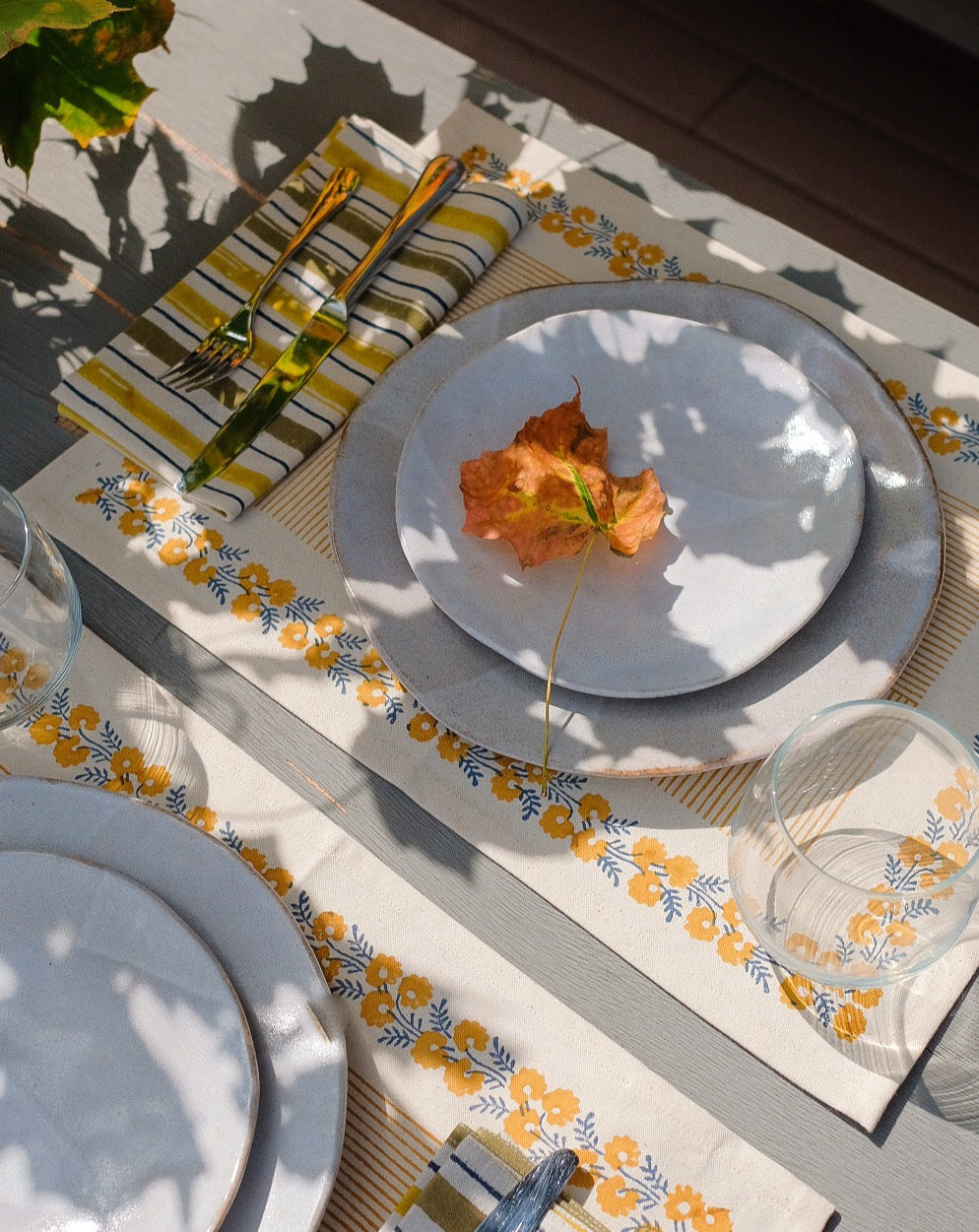 Shikha - Block-printed Table Placemats - Set of 2