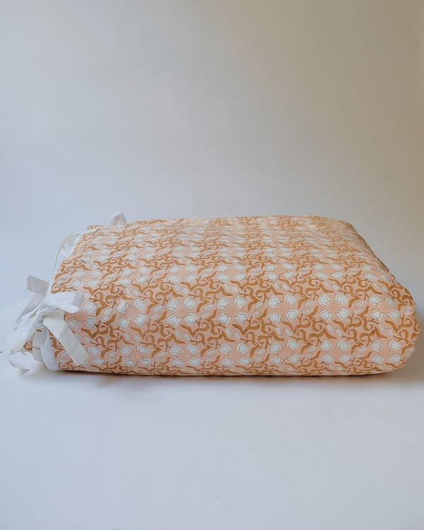 Khushi - Hand Block-printed Queen Reversible Duvet Cover