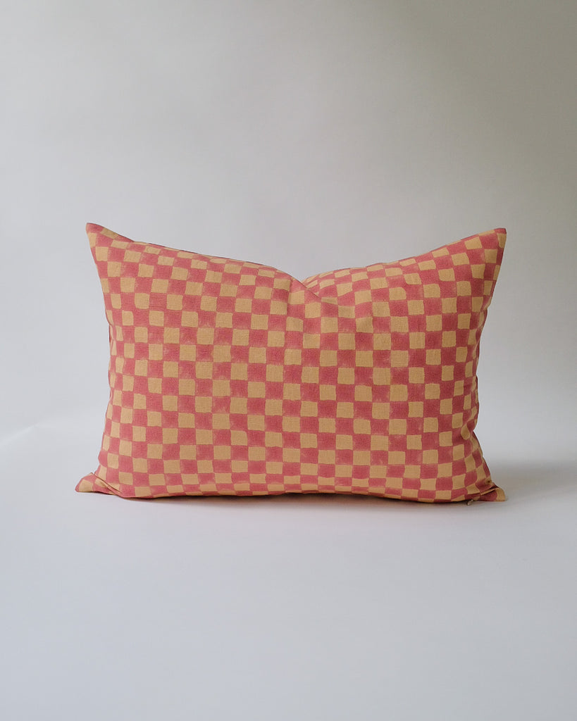 Mahi - Hand Block-printed Linen Pillowcase