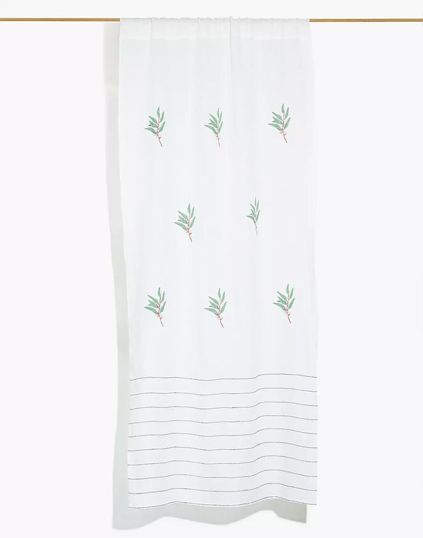 Amara - Handloom Linen & Blockprinted Curtain