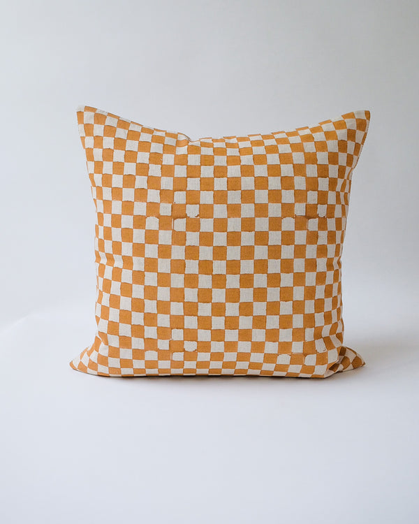 Suhana - Hand Block-printed Linen Pillowcase - Pre-order